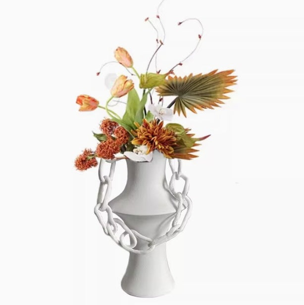 Modern Sculptural Centerpiece Vase
