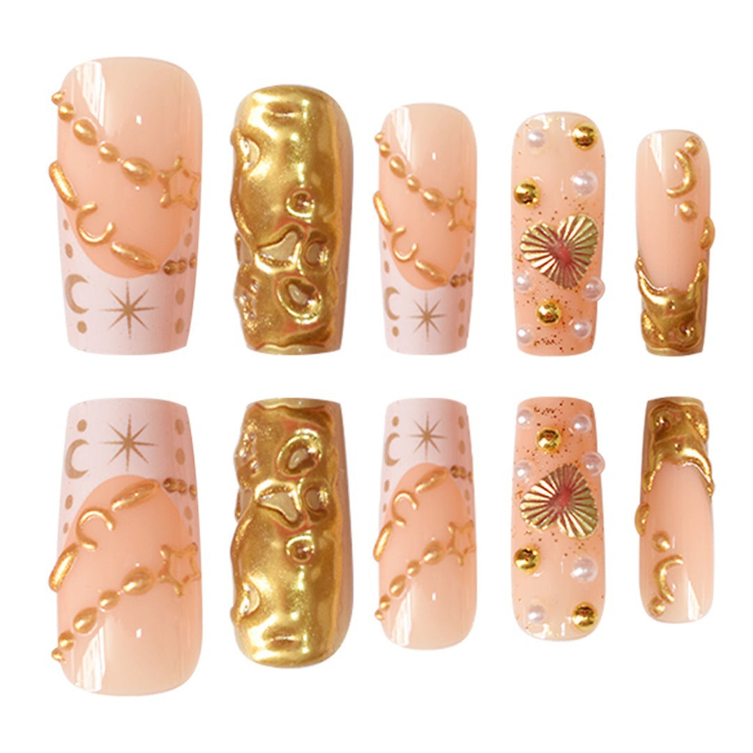 Premium Decorative Press-On Nail Art Kalsten