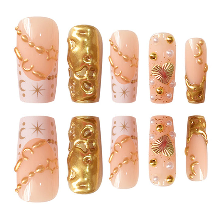 Premium Decorative Press-On Nail Art Kalsten