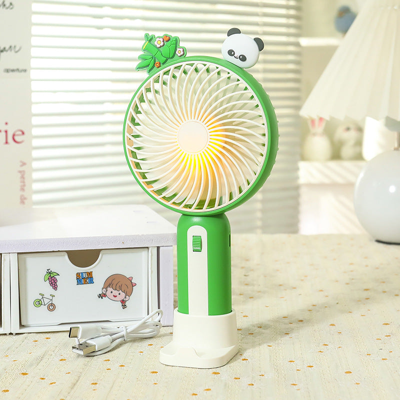 Women Portable Handheld Fan with Playful Animal Design Kalsten