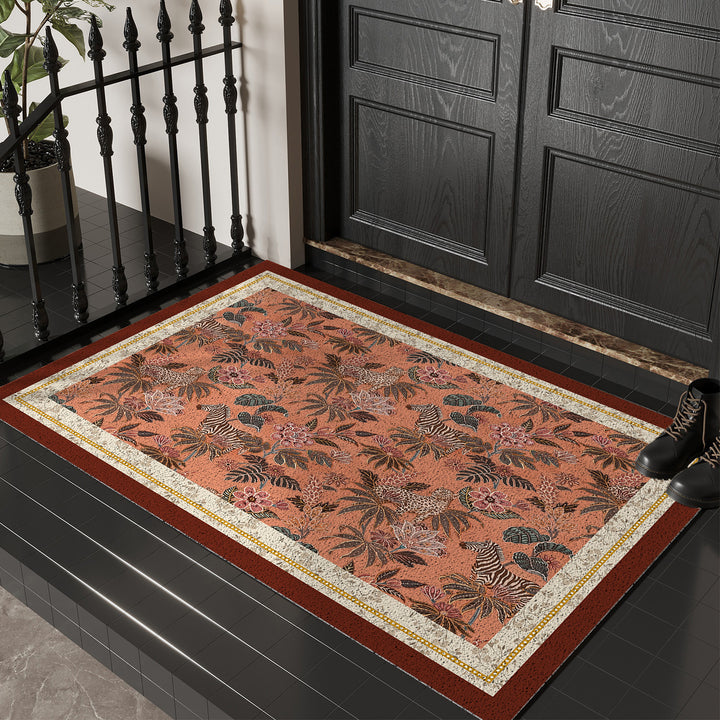 Floral Print Decorative Entry Mat Kalsten