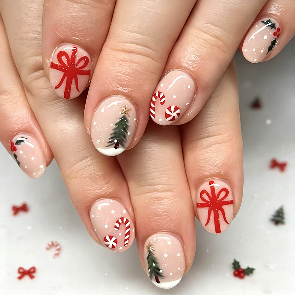 Festively Designed Christmas Nail Art Set Kalsten