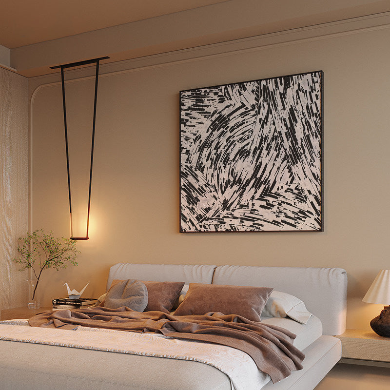 Abstract Brushstroke Canvas Wall Art