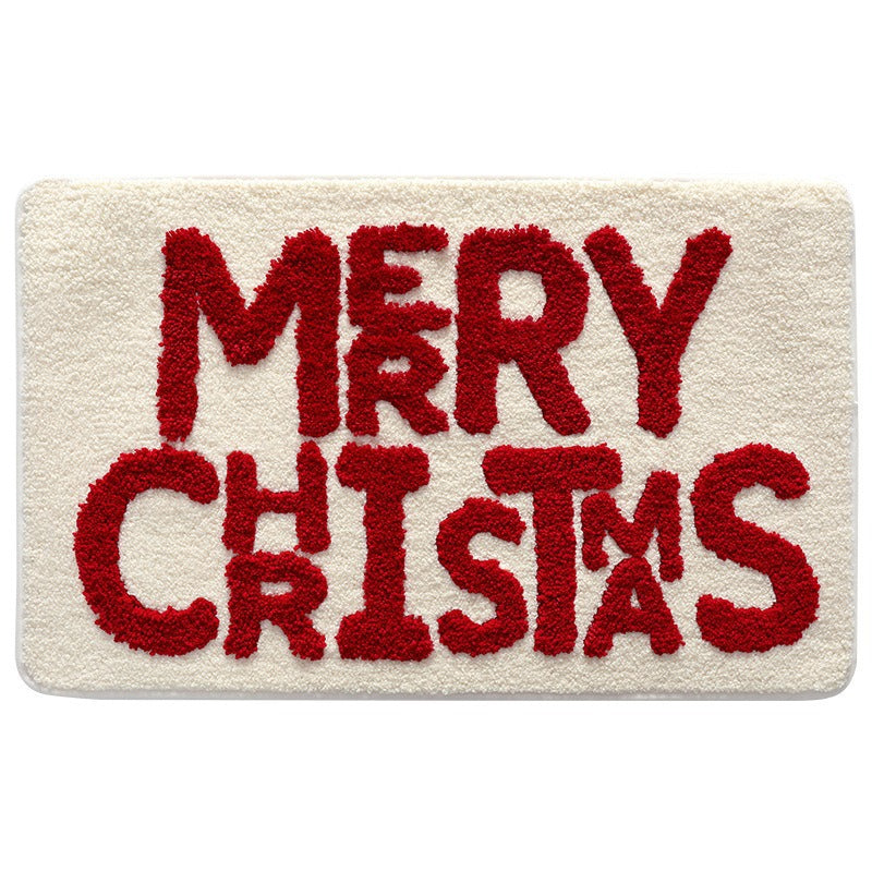 Christmas-Themed Bath Mat
