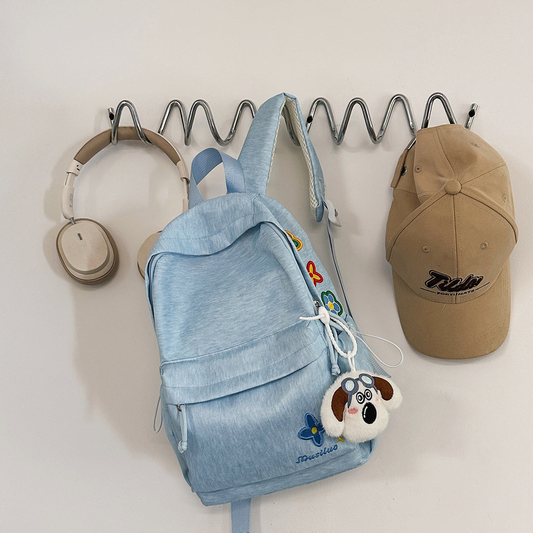 Casual Floral-Embroidered Backpack Kalsten