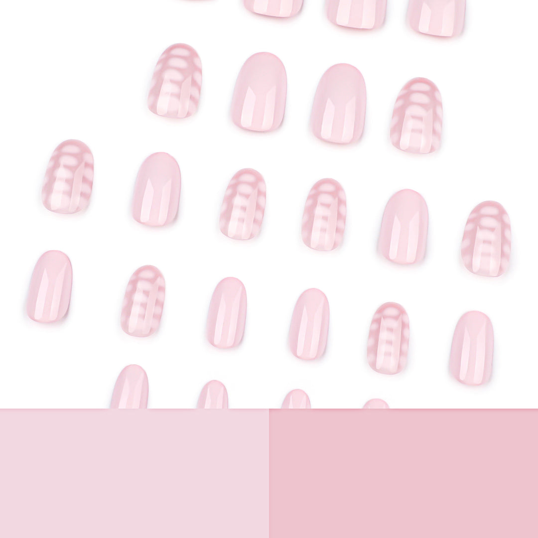 Artistic nail art with elegant lines and delicate design Kalsten