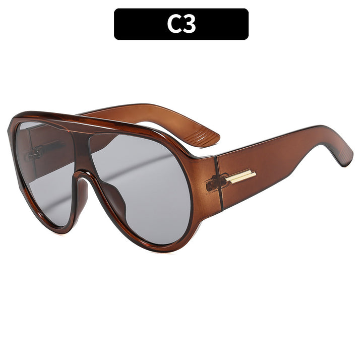 Oversized Shield Sunglasses Classic Style