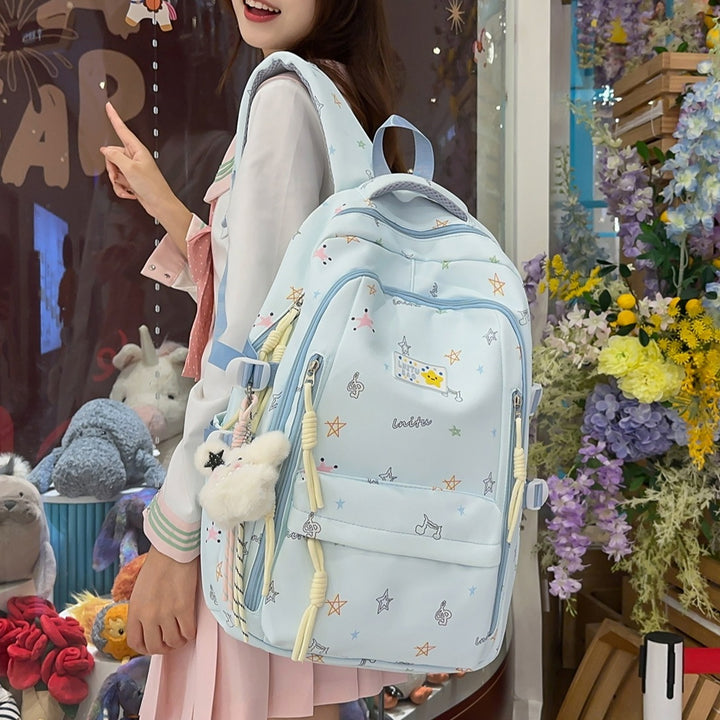Playful Polka Dot School Backpack Kalsten