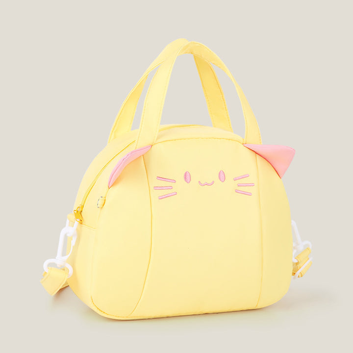 Kids Cartoon Cat-Themed Lunch Bag