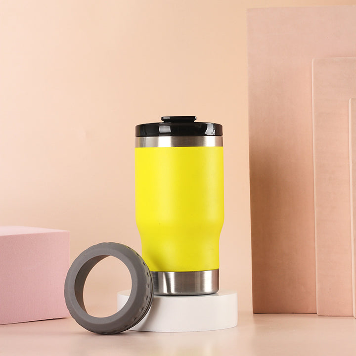 Women Insulated Travel Mug with Non-Slip Silicone Ring Kalsten