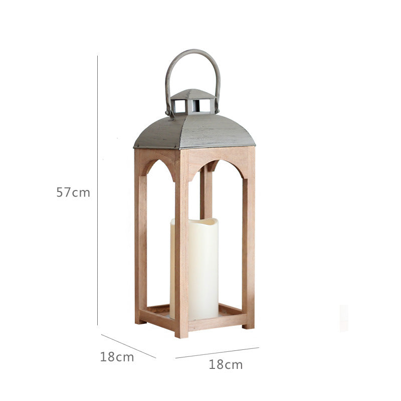Decorative wooden lantern Kalsten