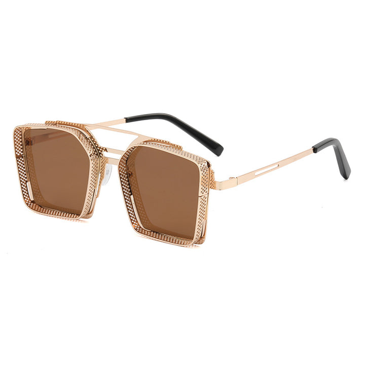 Women's oversized sunglasses with luxurious design and geometric frame Kalsten