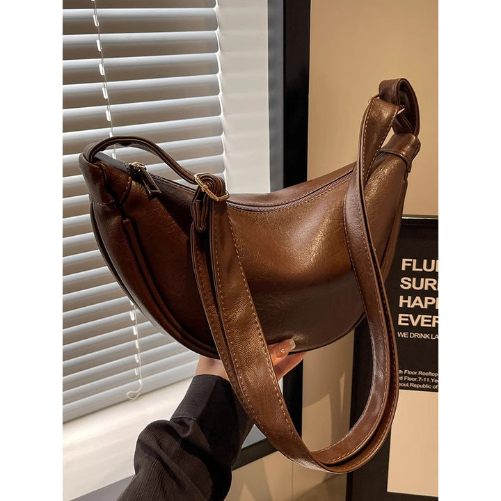 Sleek Leather Hobo Bag Kalsten