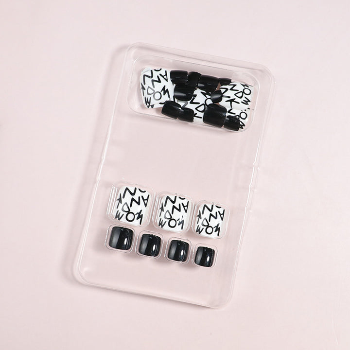 Artistic Floral Press-On Nail Art Set Kalsten