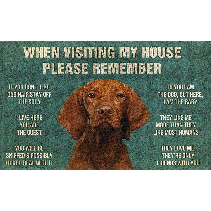 Fun Dog-Themed Door Mat Kalsten
