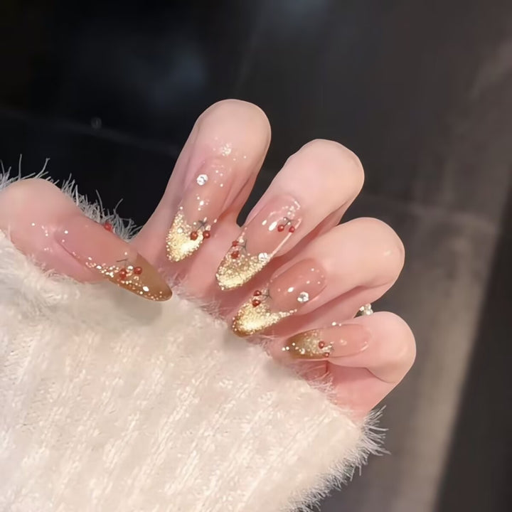 Premium Glittering Press-On Nail Extensions Kalsten