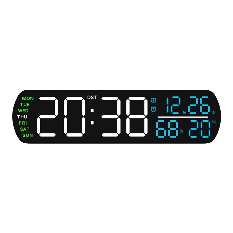 Digital Wall Clock with Multifunctional Display Kalsten