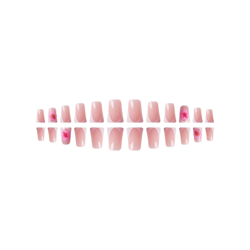 Floral Design Press-On Nails Kalsten