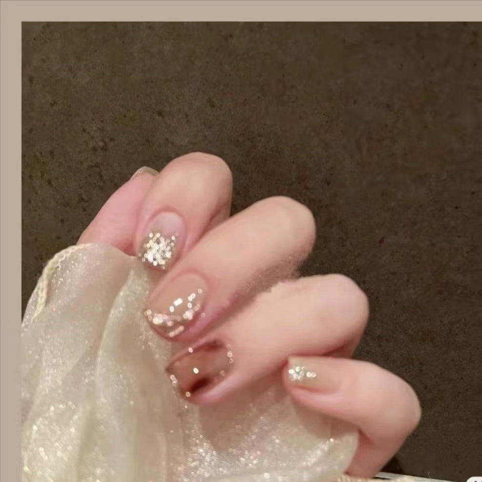 Glamorous Glittery Press-On Nail Set