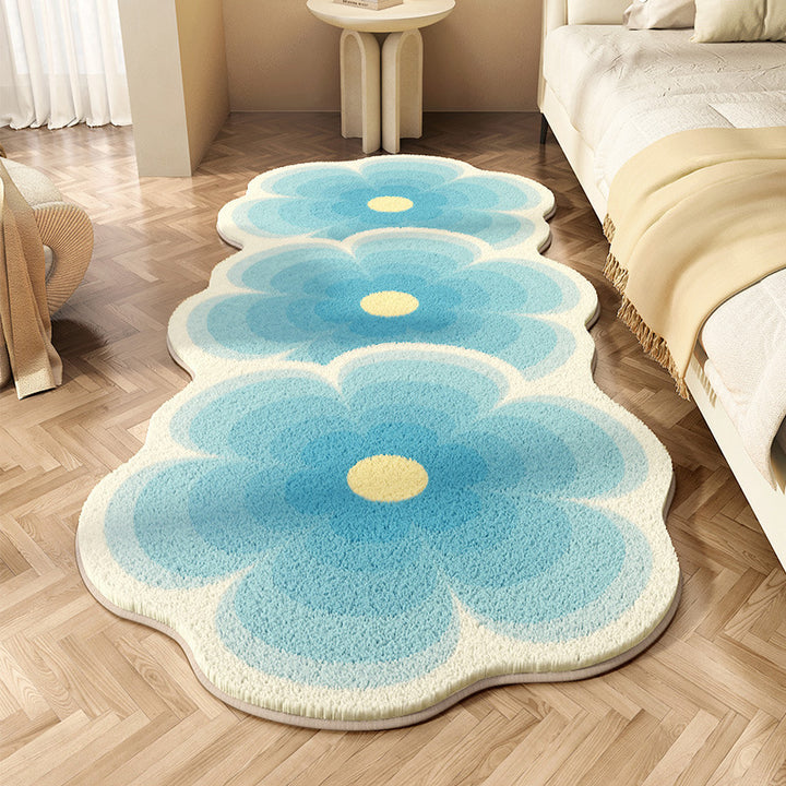 Soft Floral Area Rug