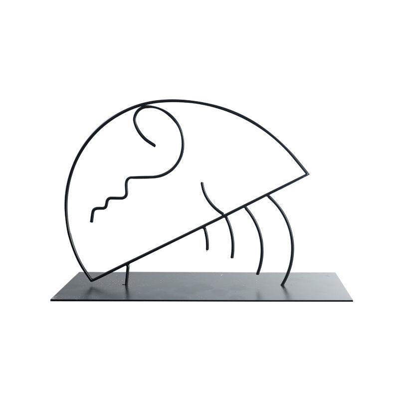 Modern Abstract Jellyfish Sculpture