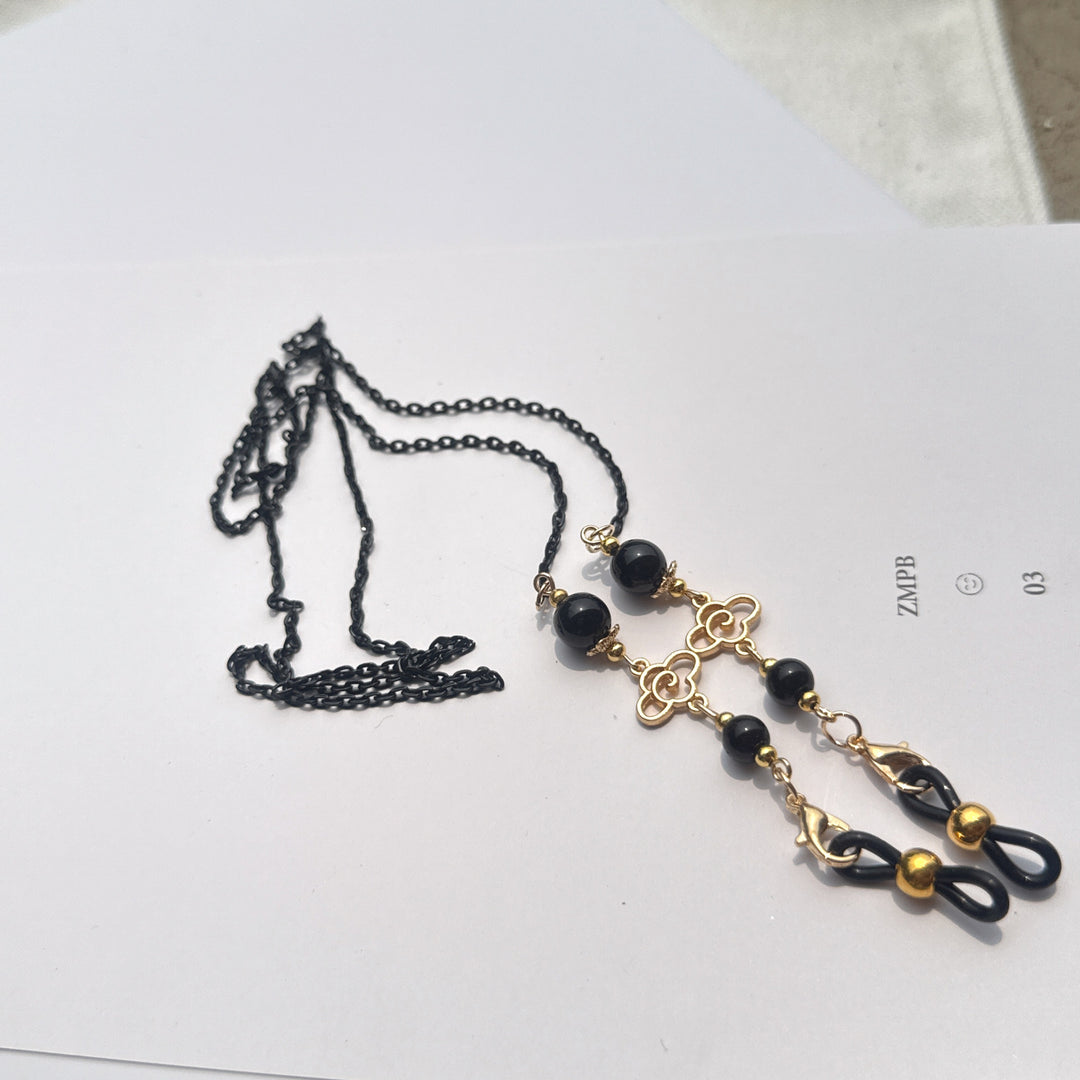 Elegant Long Pendant Necklace with Bead Accents Kalsten