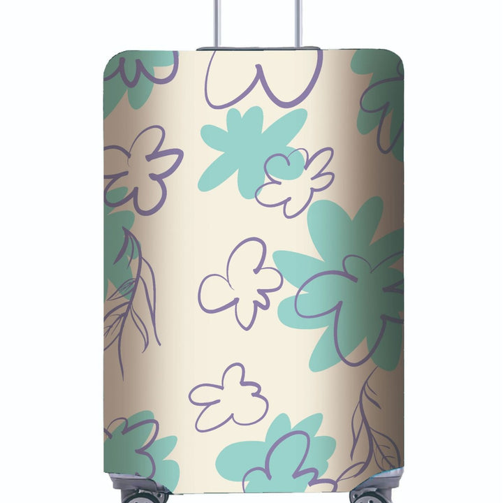 Women's Hard Shell Suitcase with Modern Geometric Design Kalsten