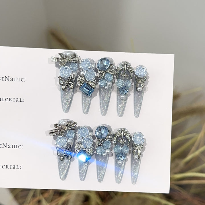 Decorative Floral Hair Clip Set