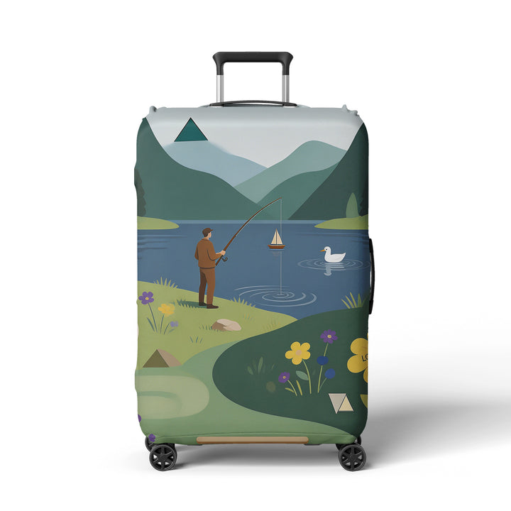Women's suitcase cover with beach motif Kalsten