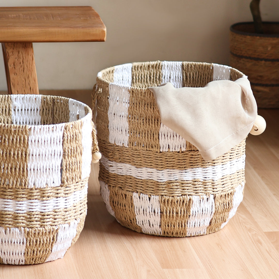 Handcrafted storage basket Kalsten