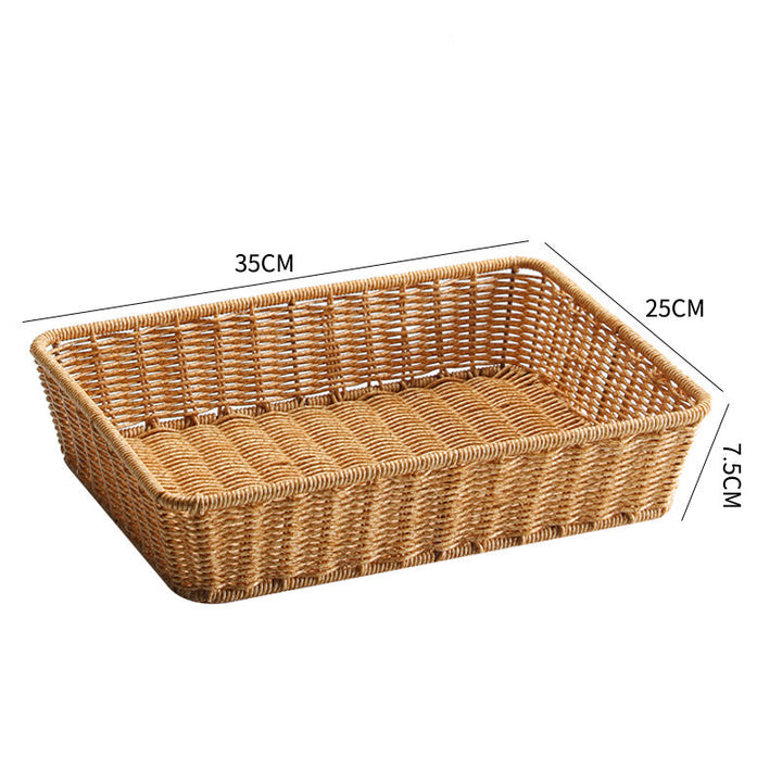 Versatile Handwoven Storage Tray Kalsten