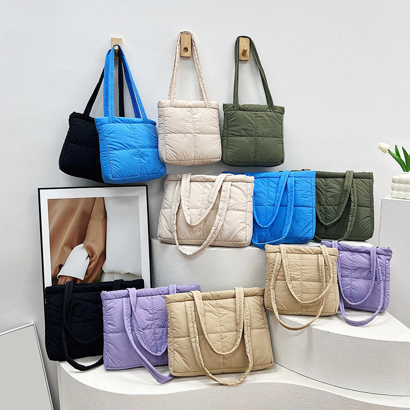 Stylish Quilted Tote Bag Kalsten