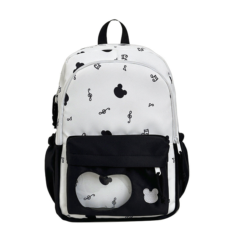Backpack with Creative Music and Animal Motif Kalsten