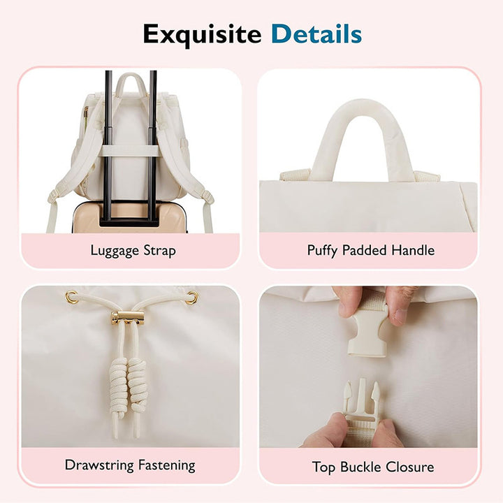Fashionable backpack with practical compartments Kalsten