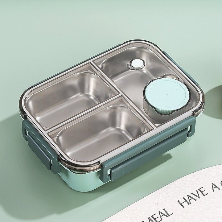 Stainless Steel Bento Box with Leak-Proof Lid
