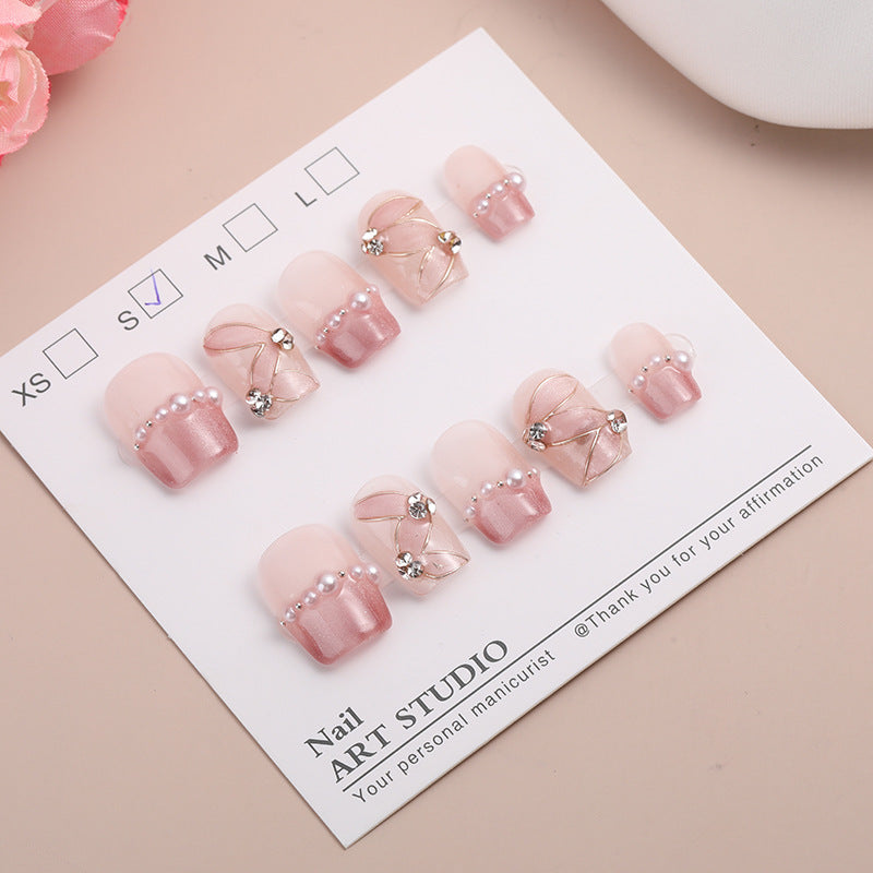 Decorative Press-On Nail Set Kalsten