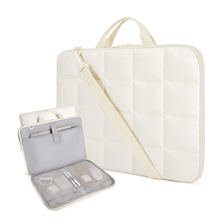 Stylish multifunctional laptop bag with detachable organizer Kalsten
