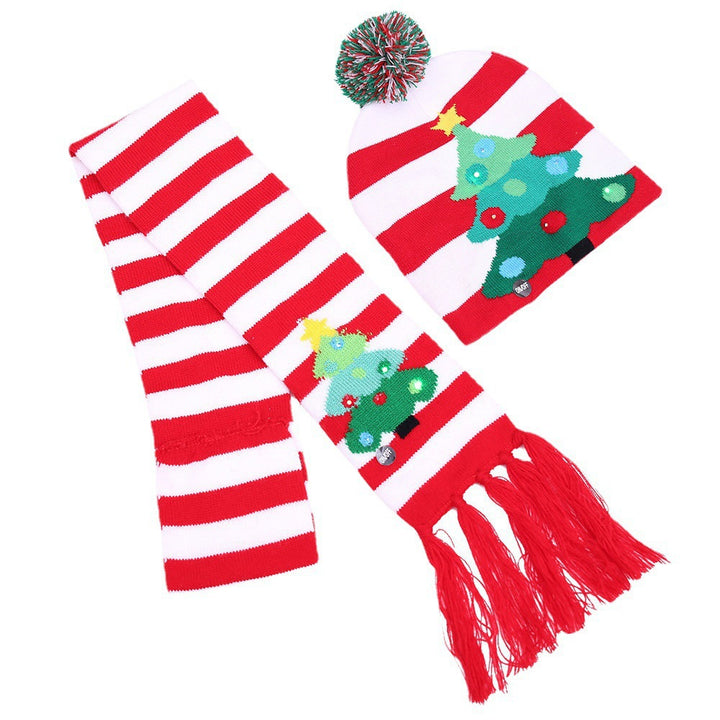 Winter hat and scarf set
