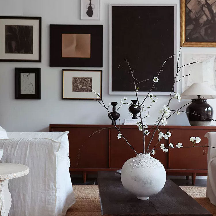 Elegant Textured Decorative Ceramic Vase