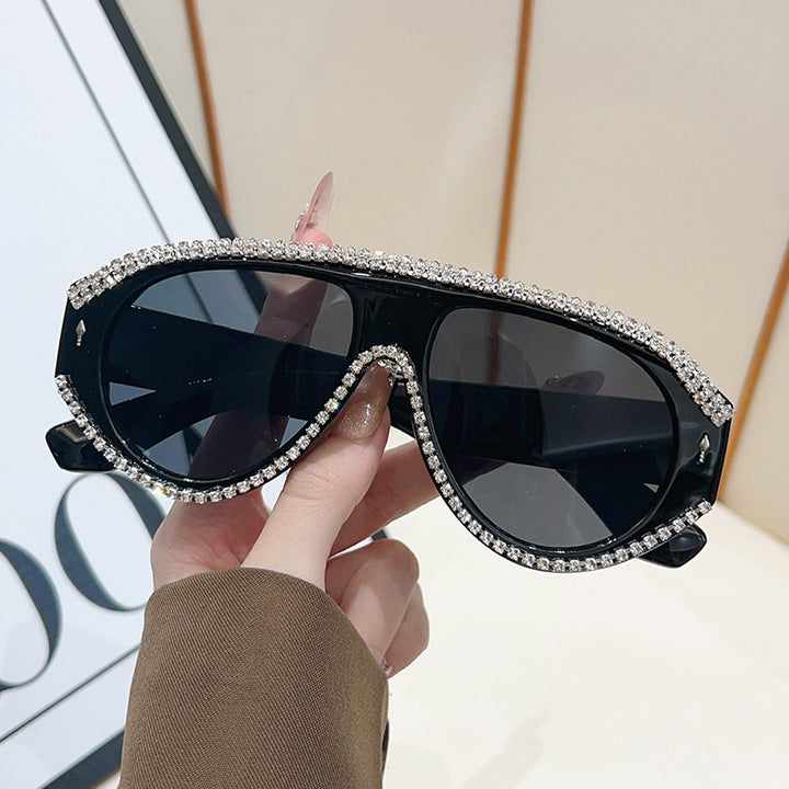 Luxury Oversized Rhinestone Sunglasses Kalsten