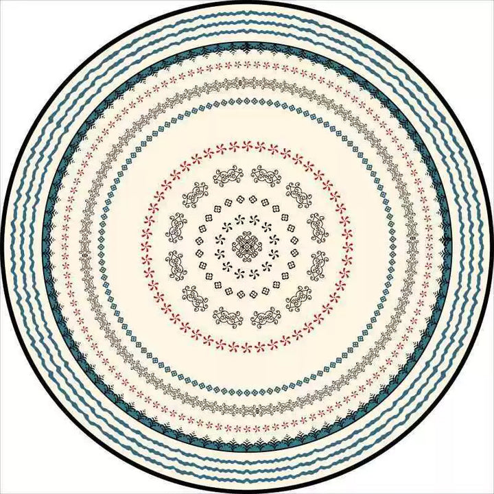 Round Vintage Area Rug