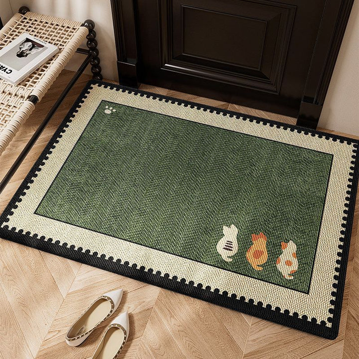Decorative Garden-Themed Area Rug