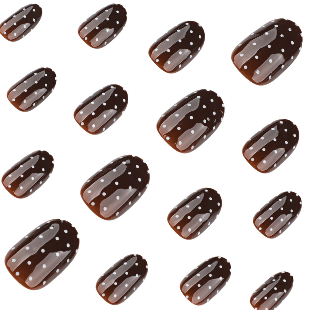 Trendy Polka Dot Press-On Nails Kalsten