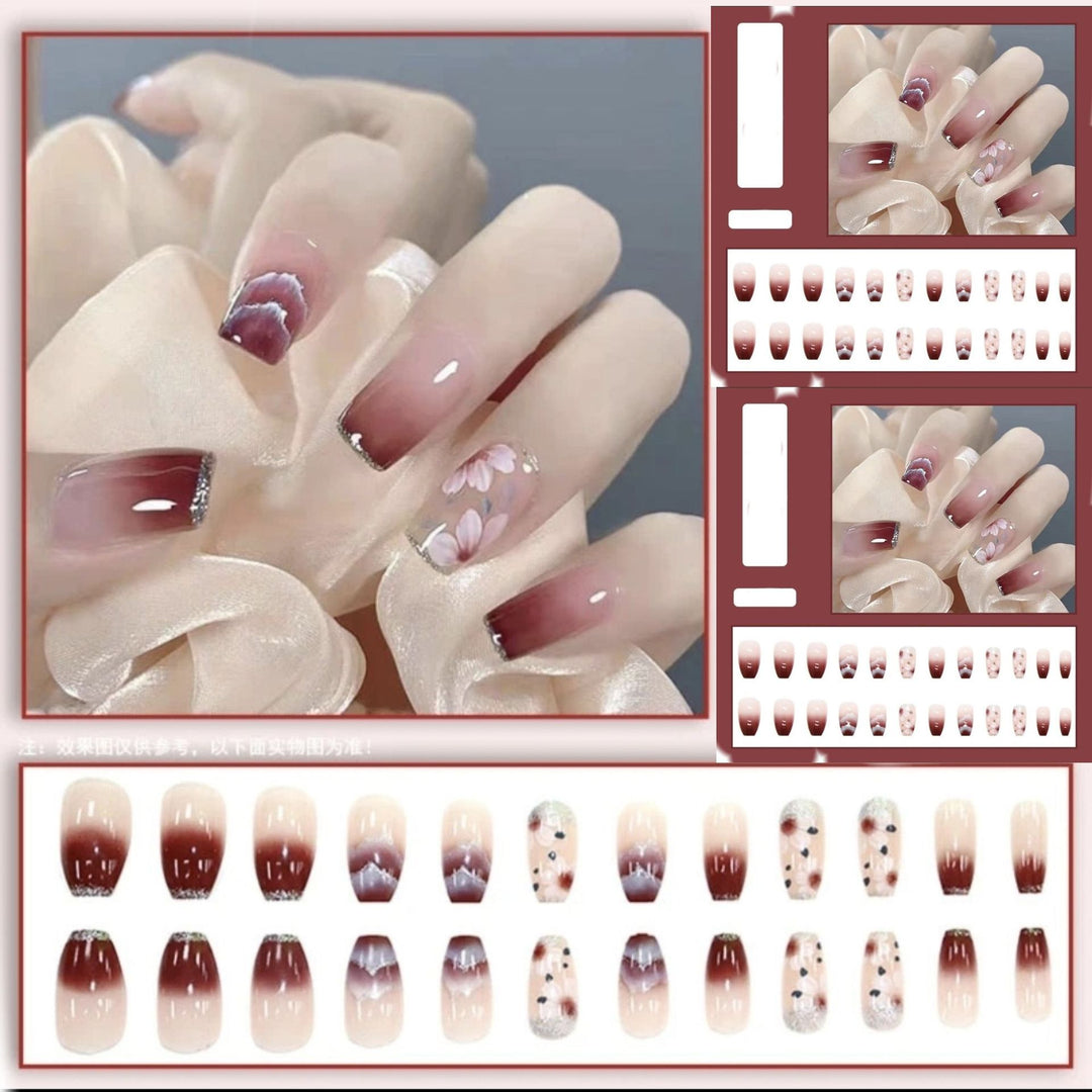 Elegant Nail Art with Gloss Finish Kalsten