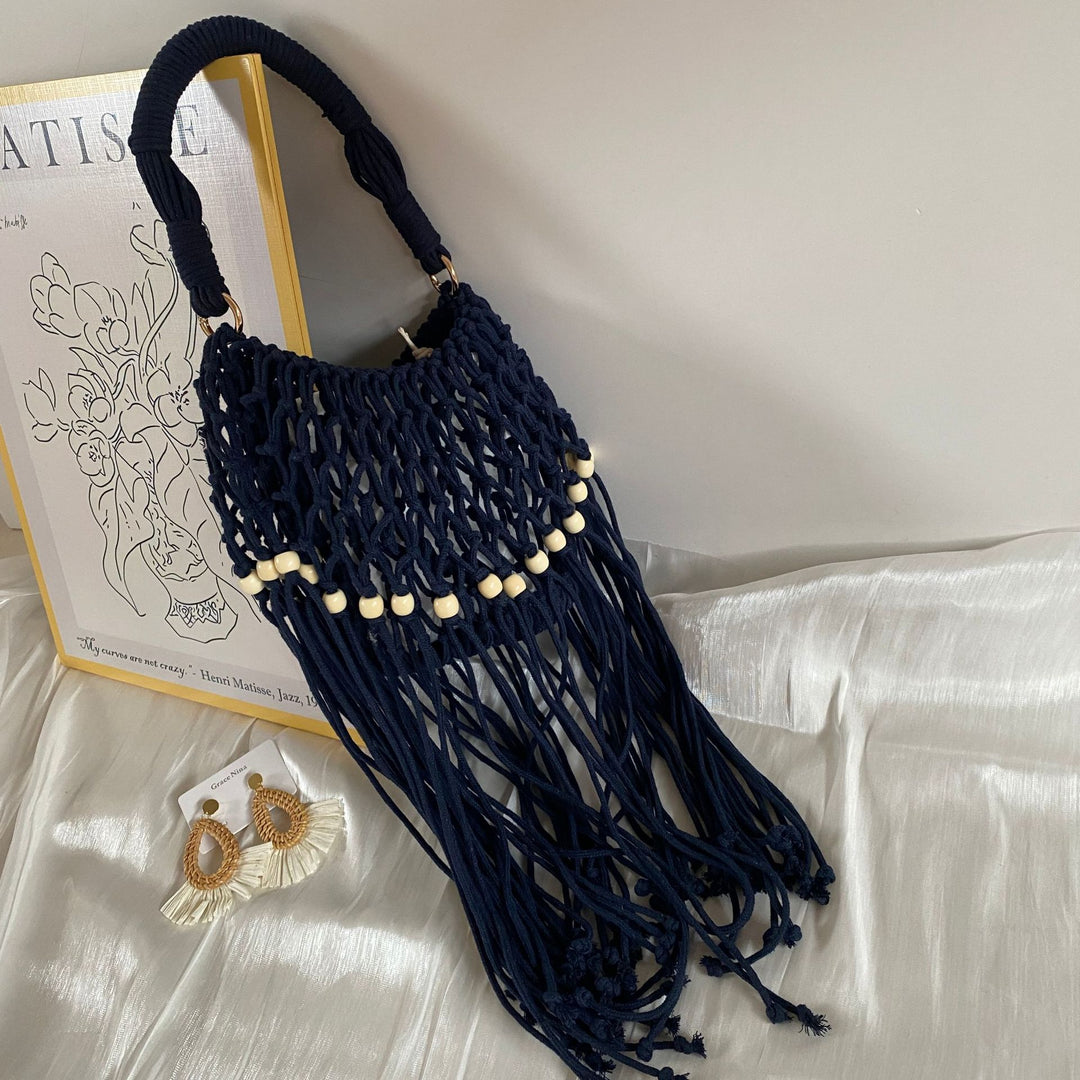 Artisanal macramé shoulder bag Kalsten