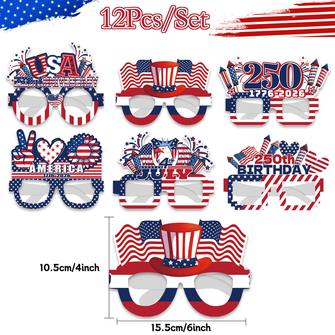 Unisex nan robust PVC gift bags with punched carrying handle and star stripe pattern Kalsten