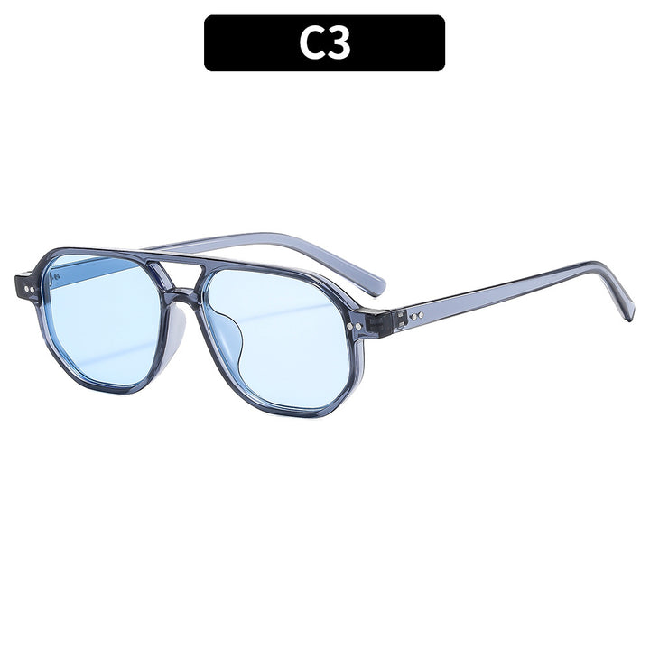 Fashion-Forward Octagonal Sunglasses