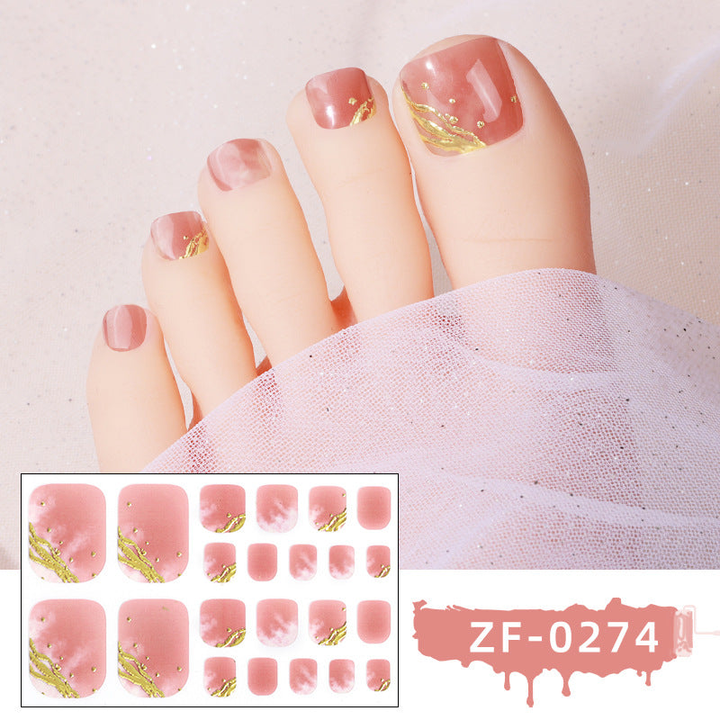 Artistic Toe Nail Wraps