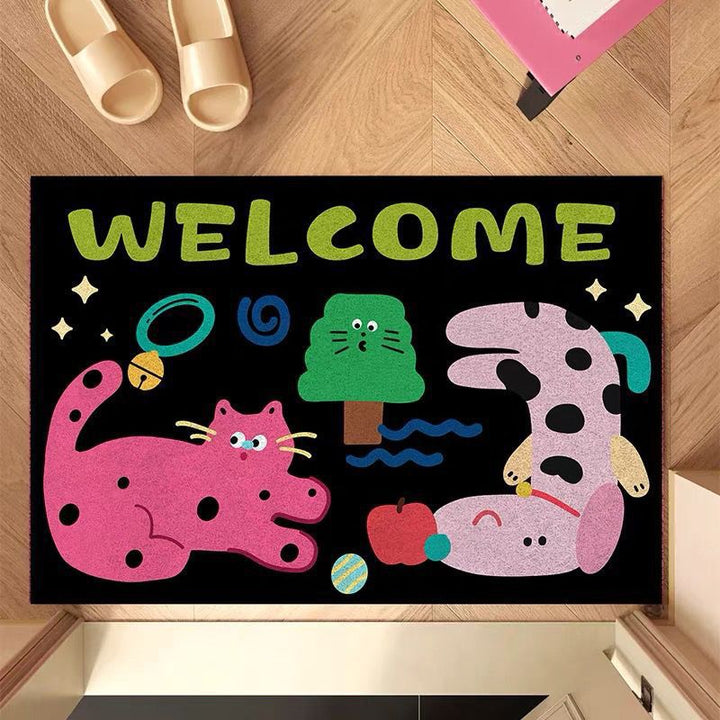 Fun Cartoon-Themed Welcome Mat Kalsten