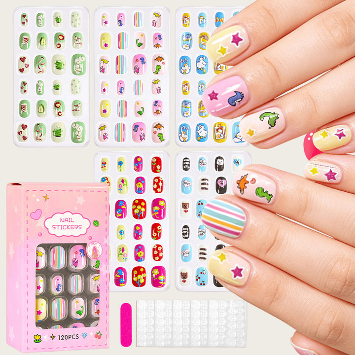 Decorative Cartoon-Themed Nail Sticker Collection Kalsten
